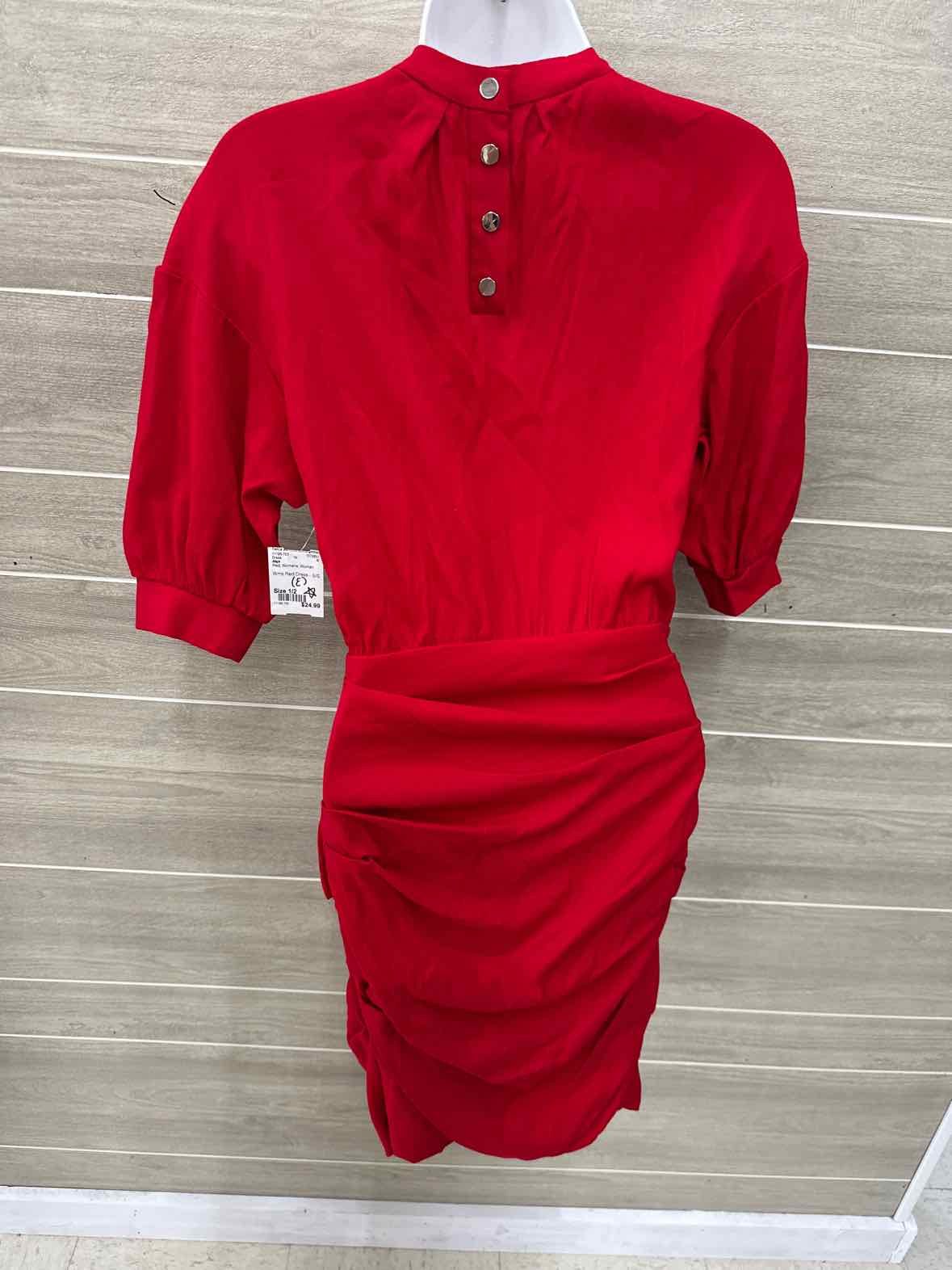 Maje Red Womens Women Size 1/2 Dress