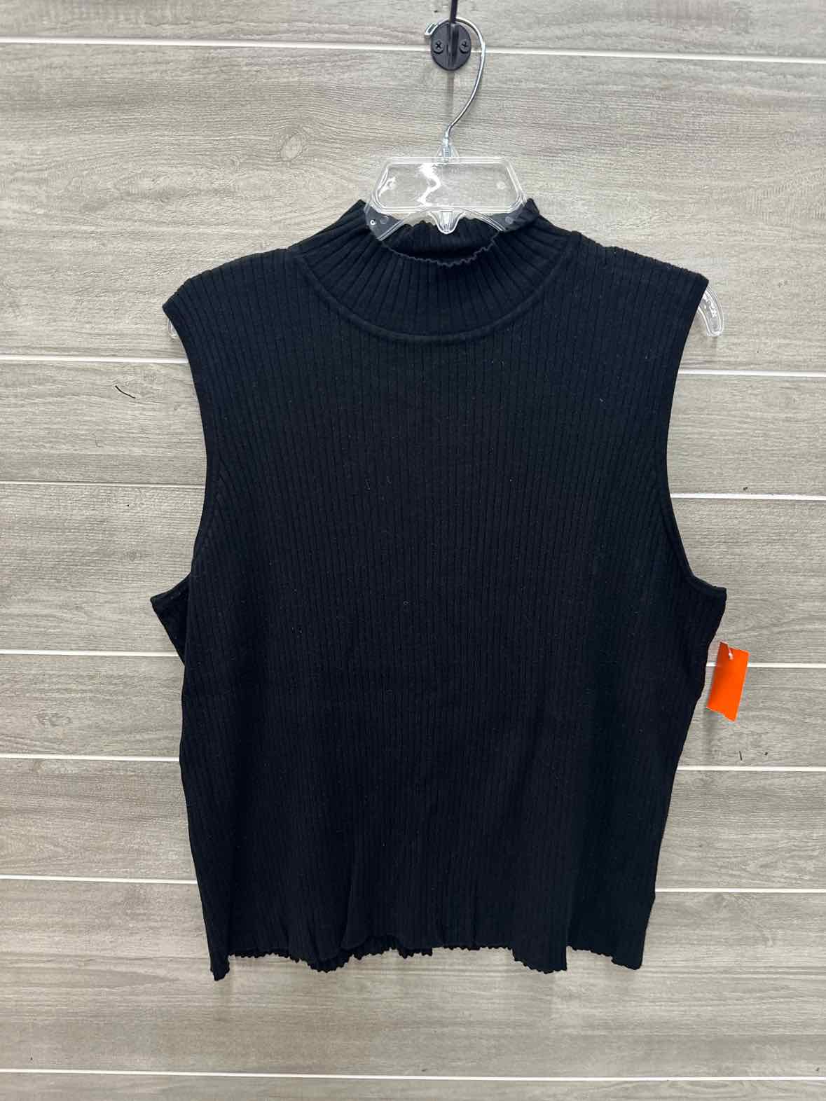 Ophelia Roe Size 3X Black Plus Shirt