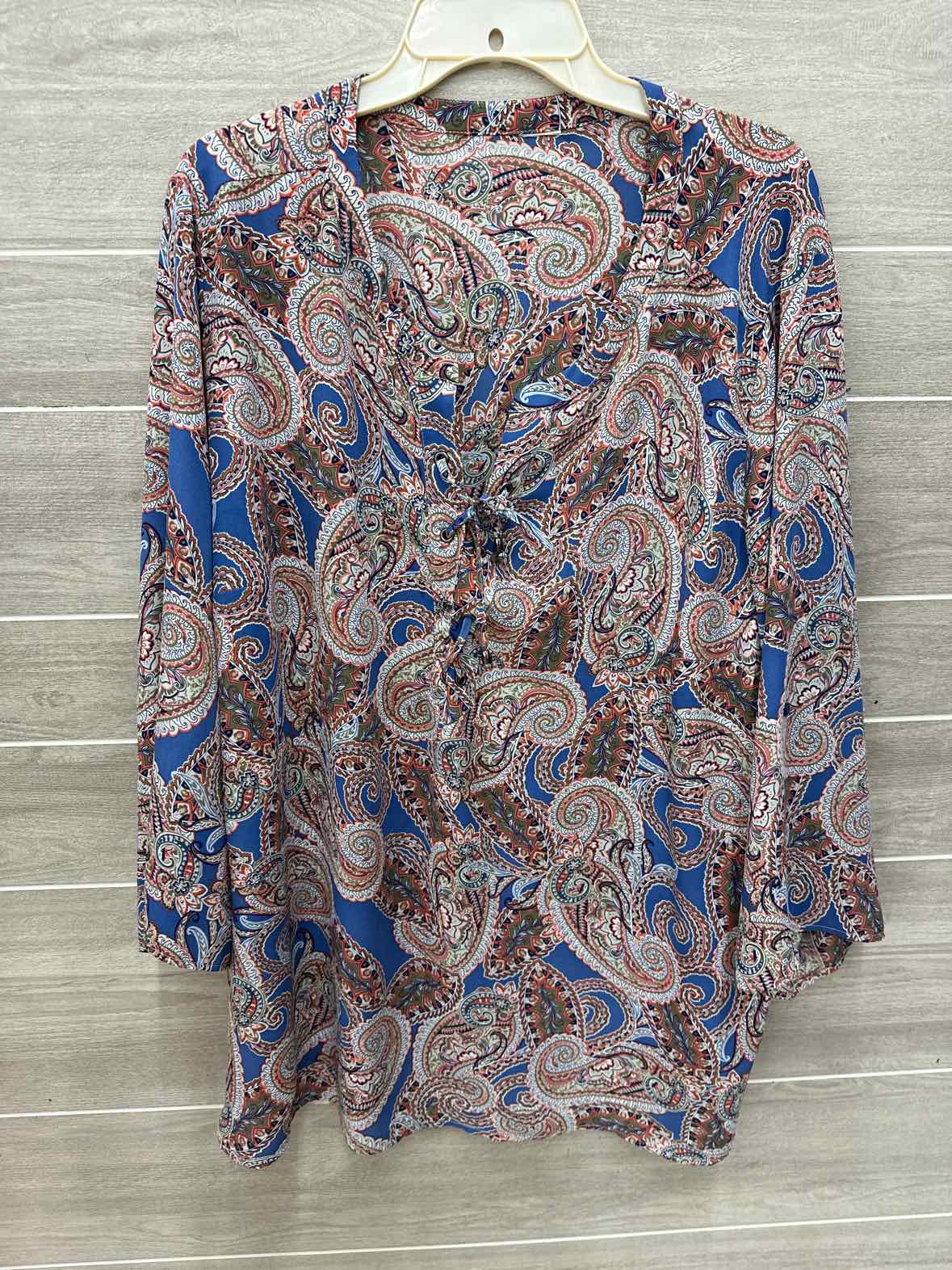 Blue Womens Size 3X Shirt