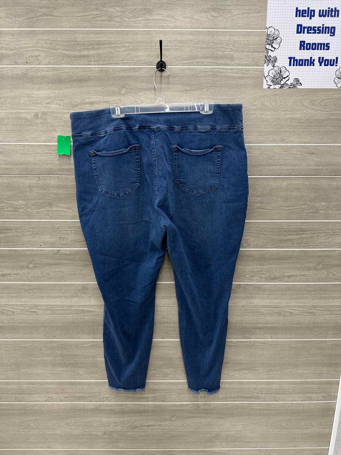 belle by Kim Gravel Size 26 Blue Plus Jeans