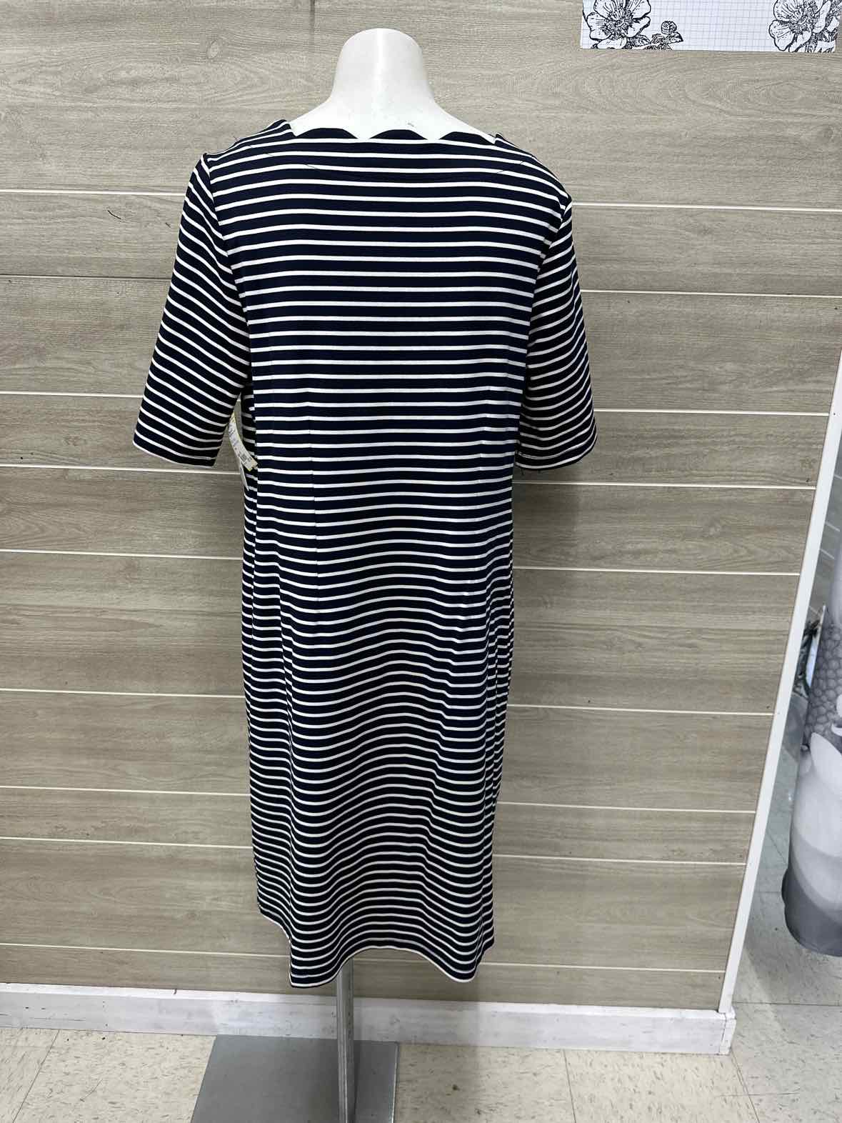 Croft & Barrow Size 10 Navy Womens Dress