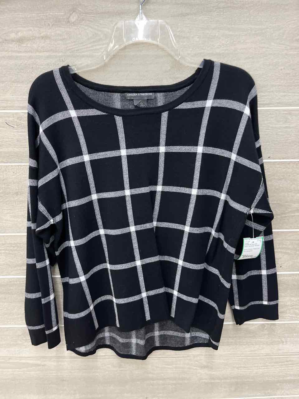 Chelsea & Theodore Size L Black Womens Sweater