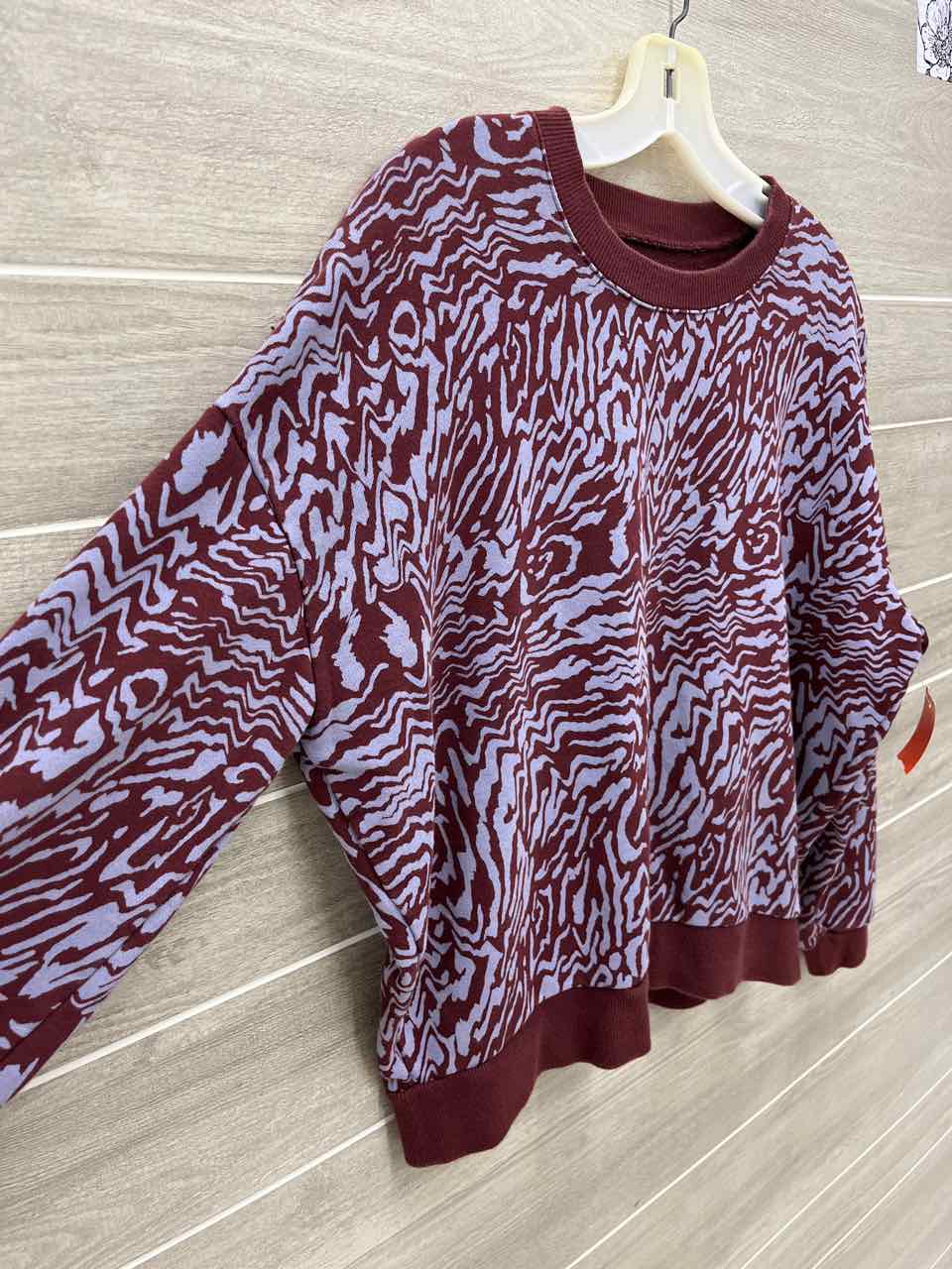 Madewell Burgundy Womens Women Size Small Sweatshirt
