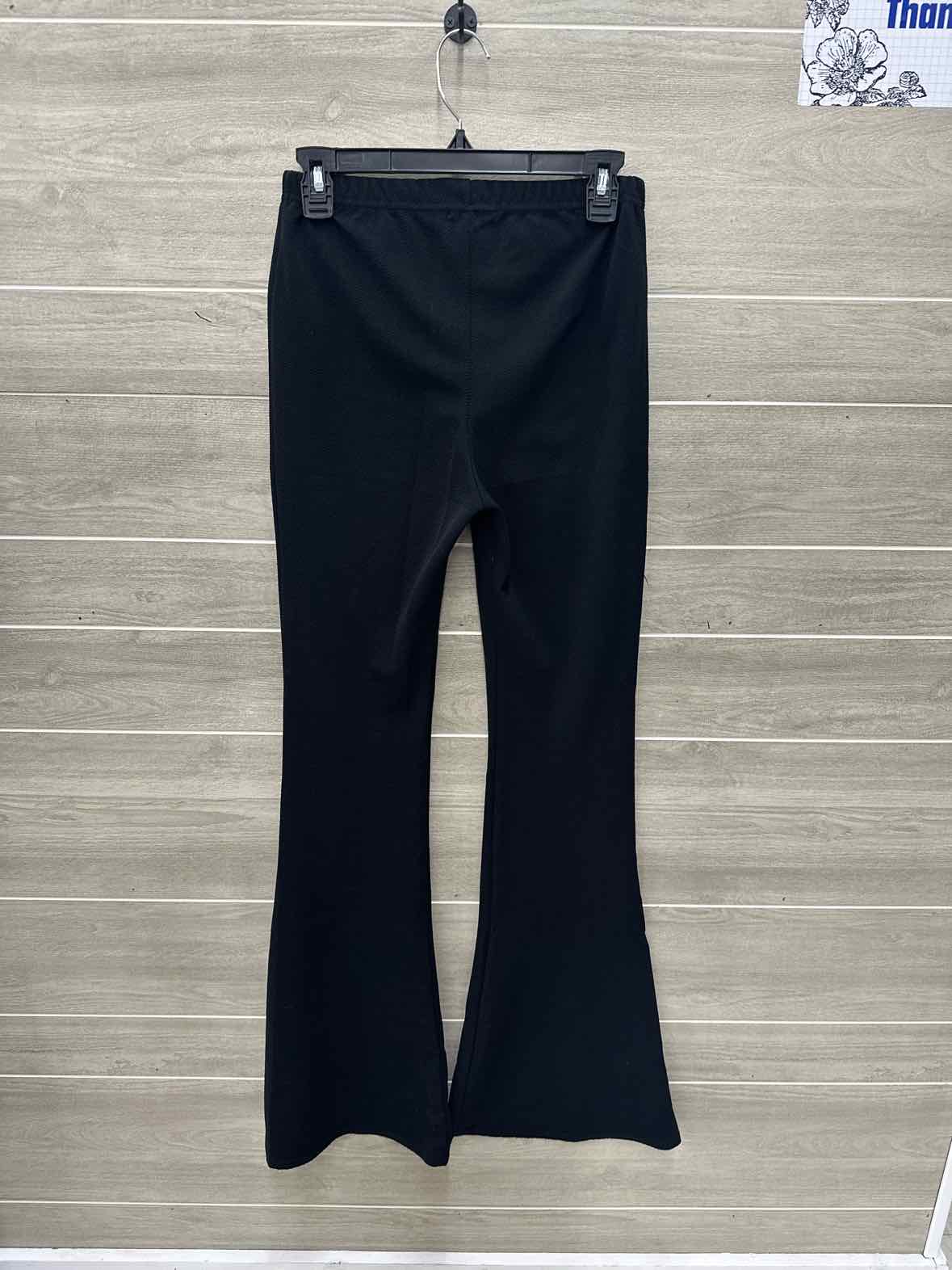 BooHoo Size 6 Long Black Womens Pants
