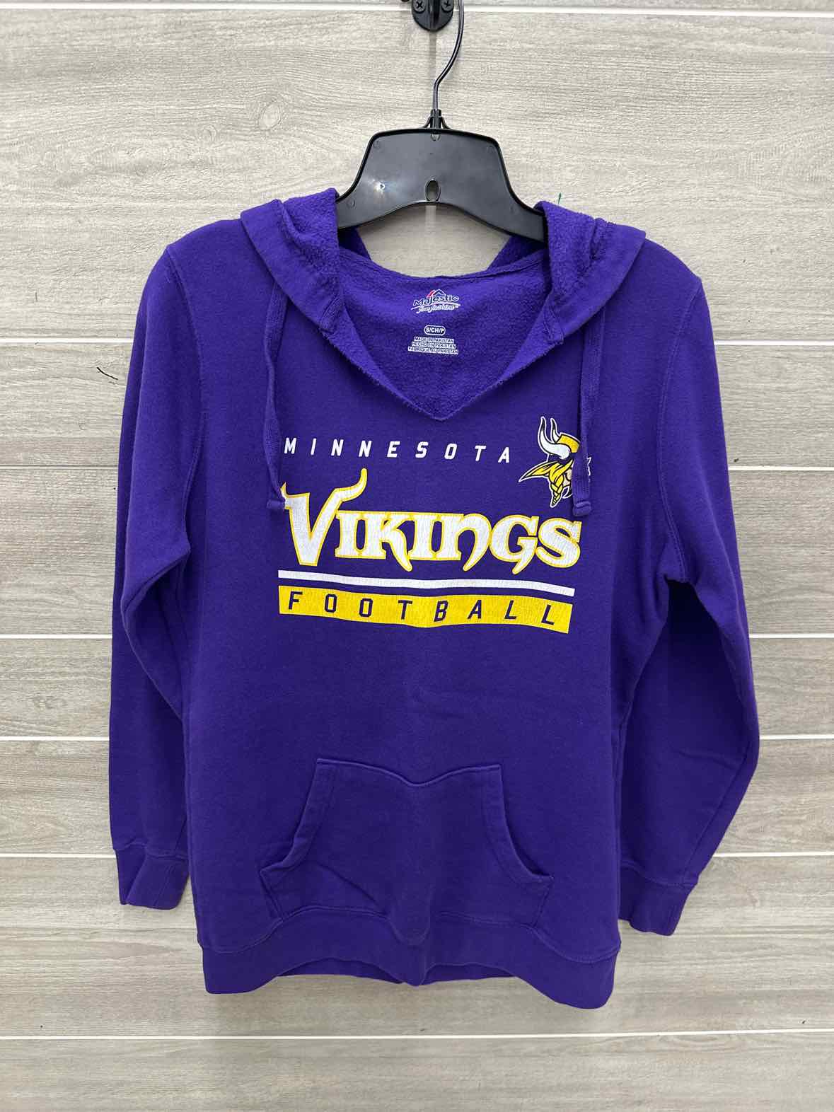 Majestic Size S Purple Womens Sweatshirt