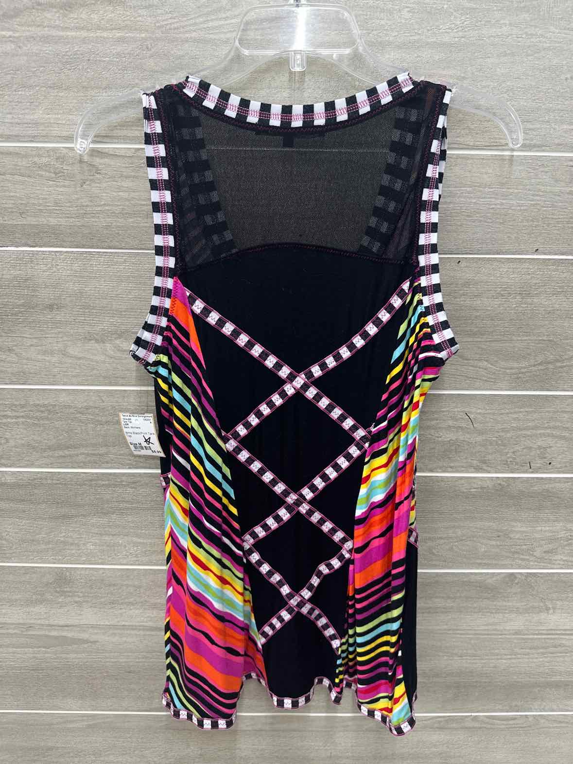 LIOR Black Womens Size M Tank Top