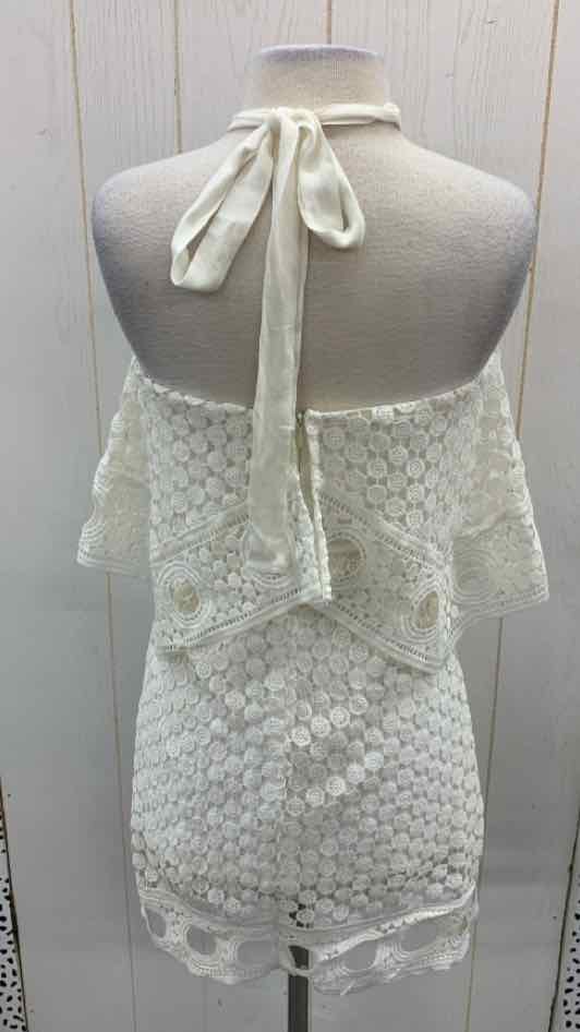 Luxxel White Womens Size 4 Dress