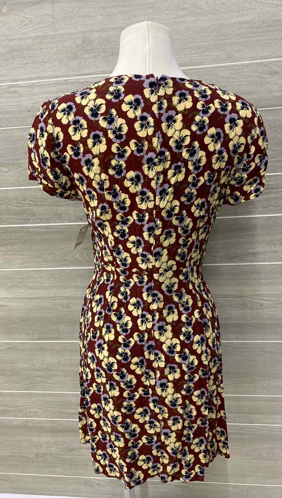 Madewell Burgundy Womens Size 4 Dress