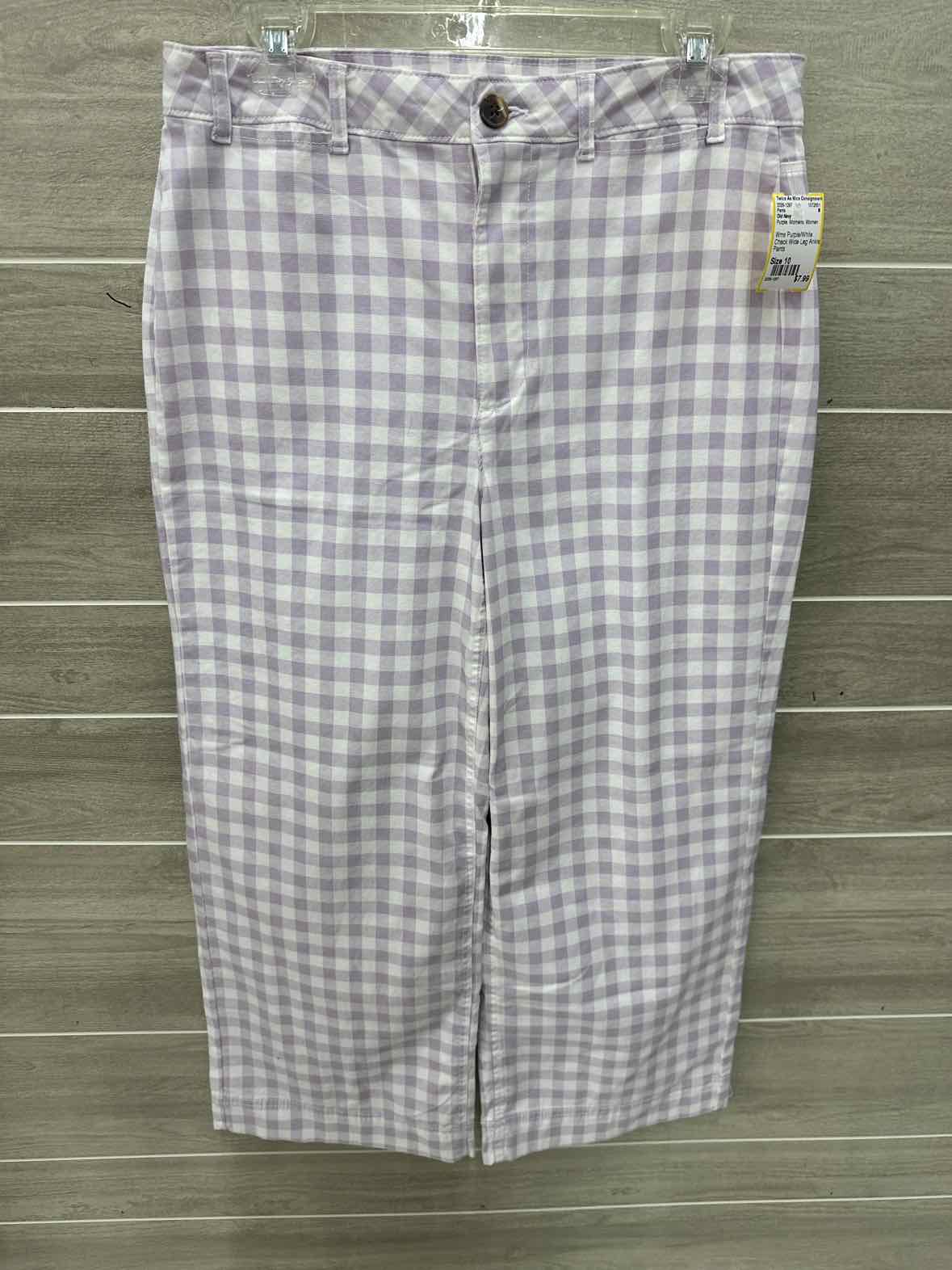 Old Navy Purple Womens Women Size 10 Pants