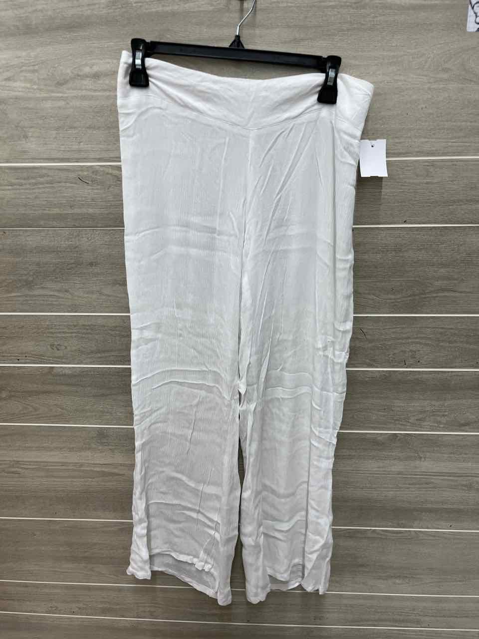 Santiki Size 8 White Womens Pants