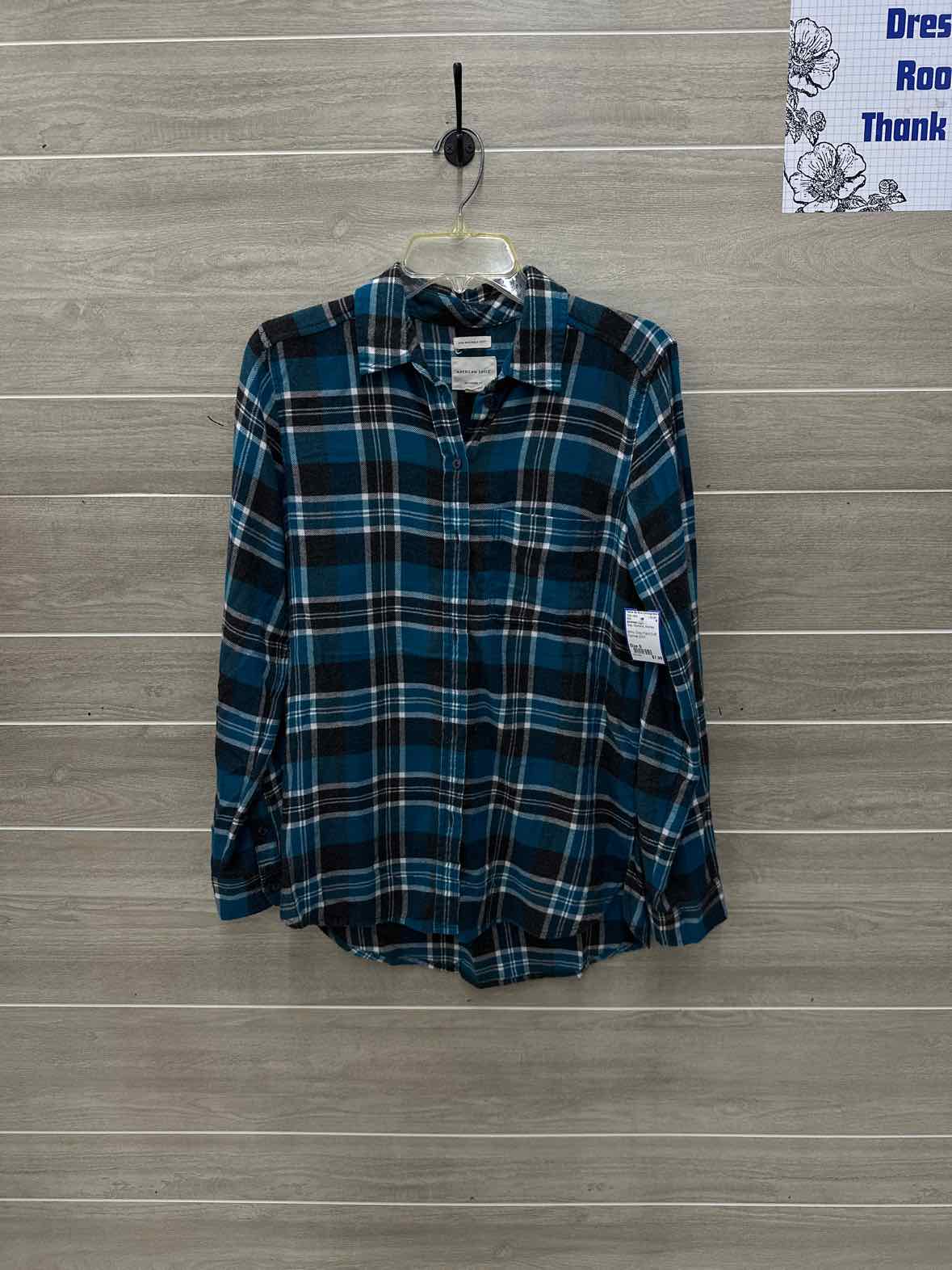 American Eagle Size S Gray Womens Shirt