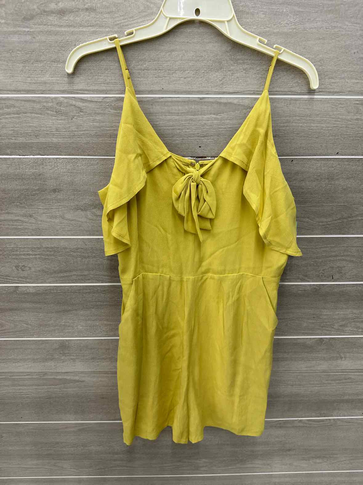 Naked Zebra Yellow Junior Size 4 Romper
