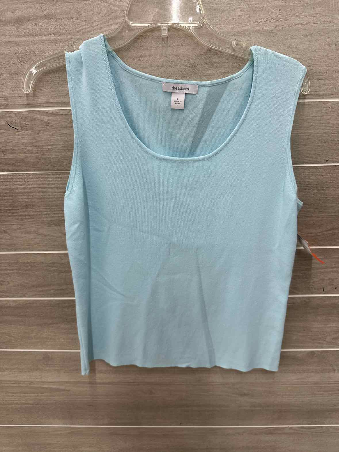 Dressbarn Blue Womens Women Size L Tank Top