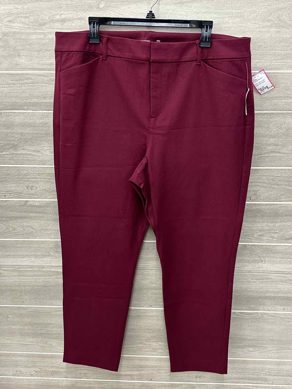 Old Navy Burgundy Womens Size 18 Pants
