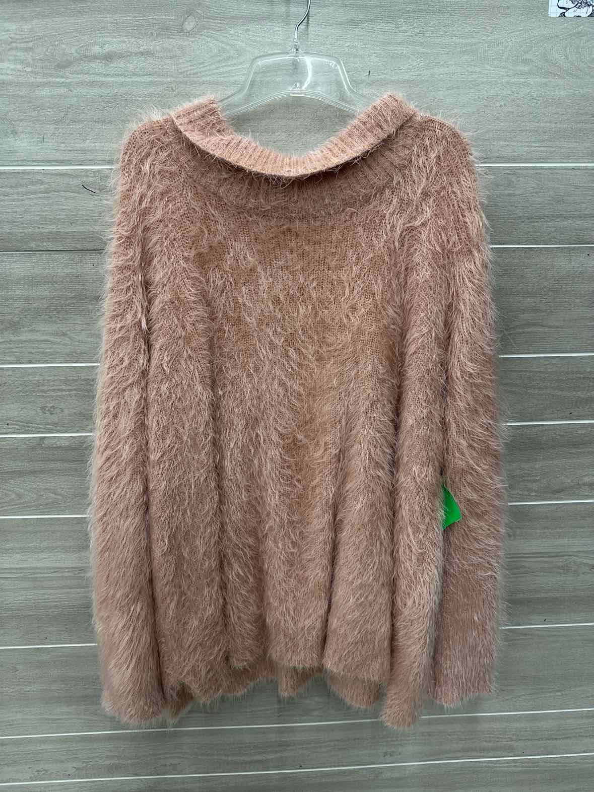 Size 3X Pink Plus Sweater
