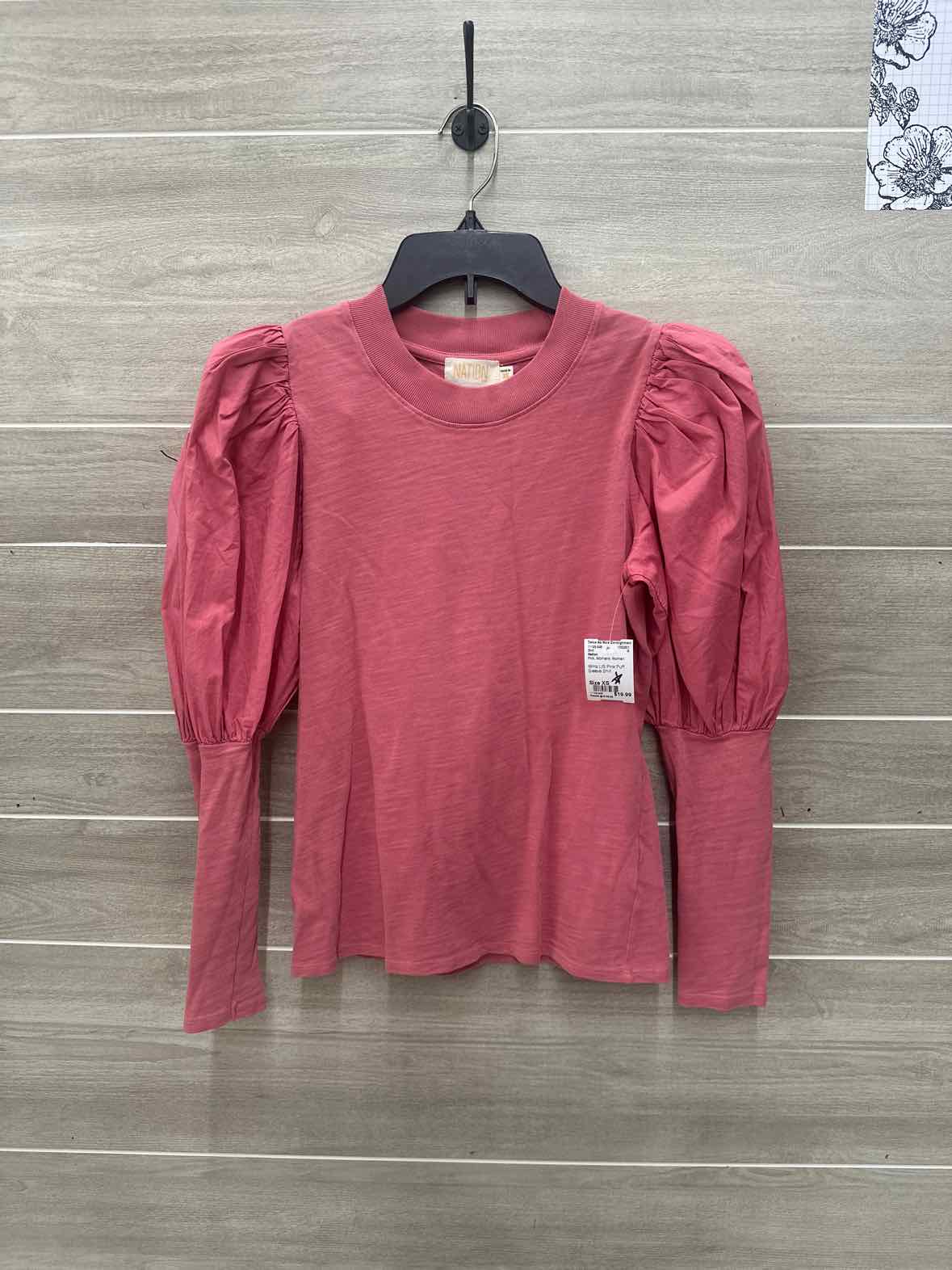 Nation Pink Womens Women Size XS Shirt