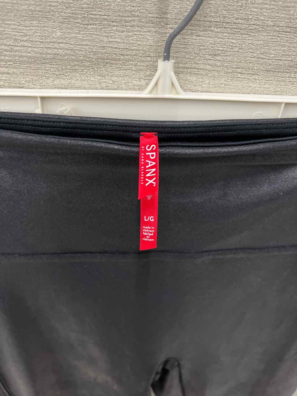 Spanx Black Womens Women Size L Leggings