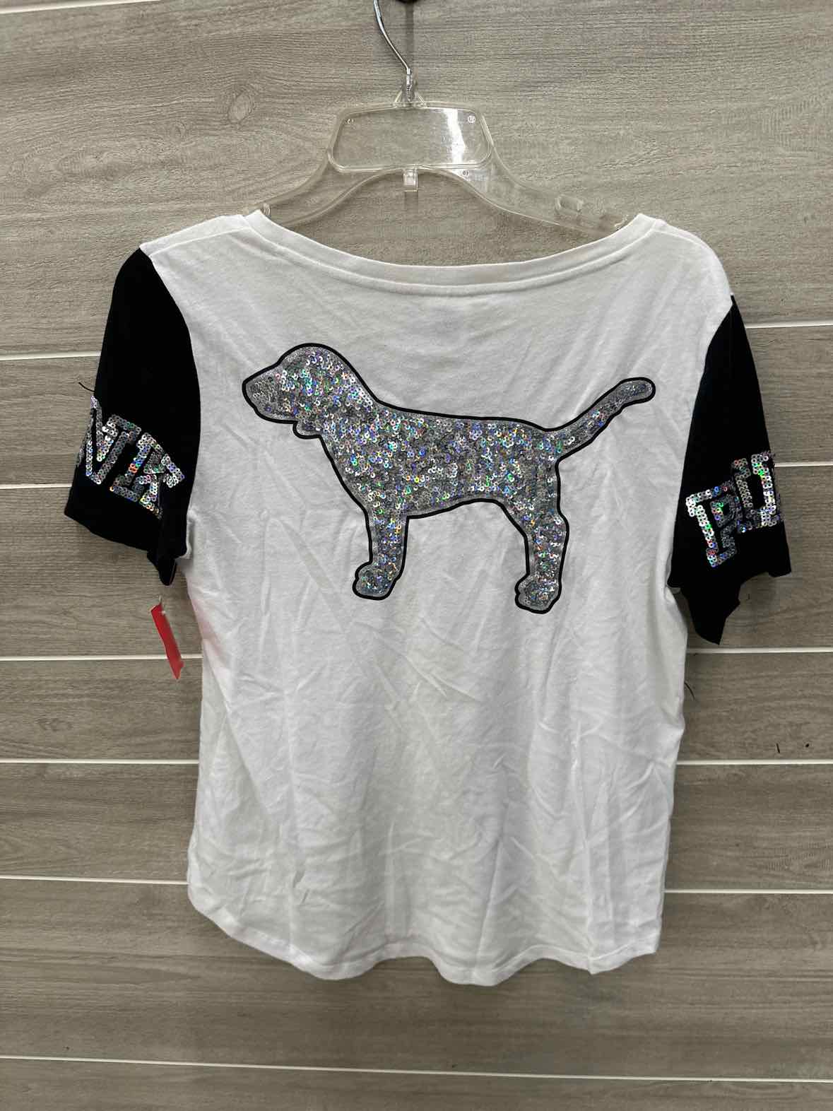 PINK Black Womens Women Size M Shirt