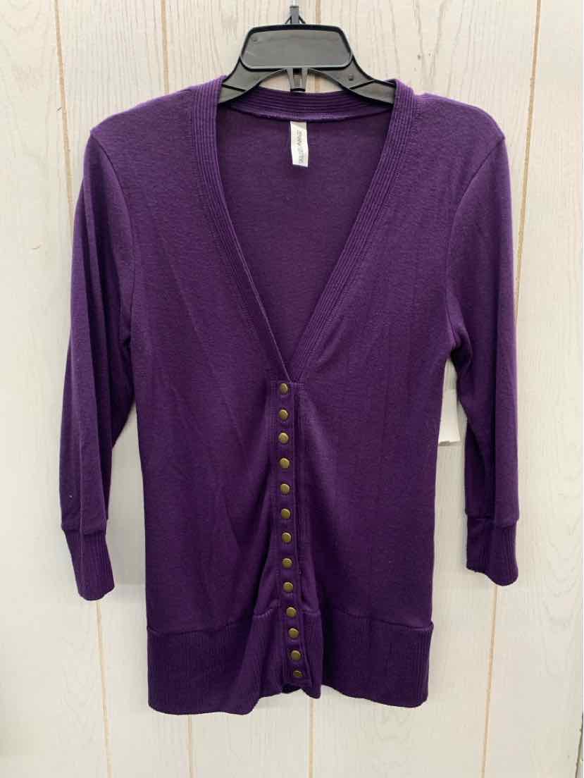 Zenana Purple Womens Size M Sweater