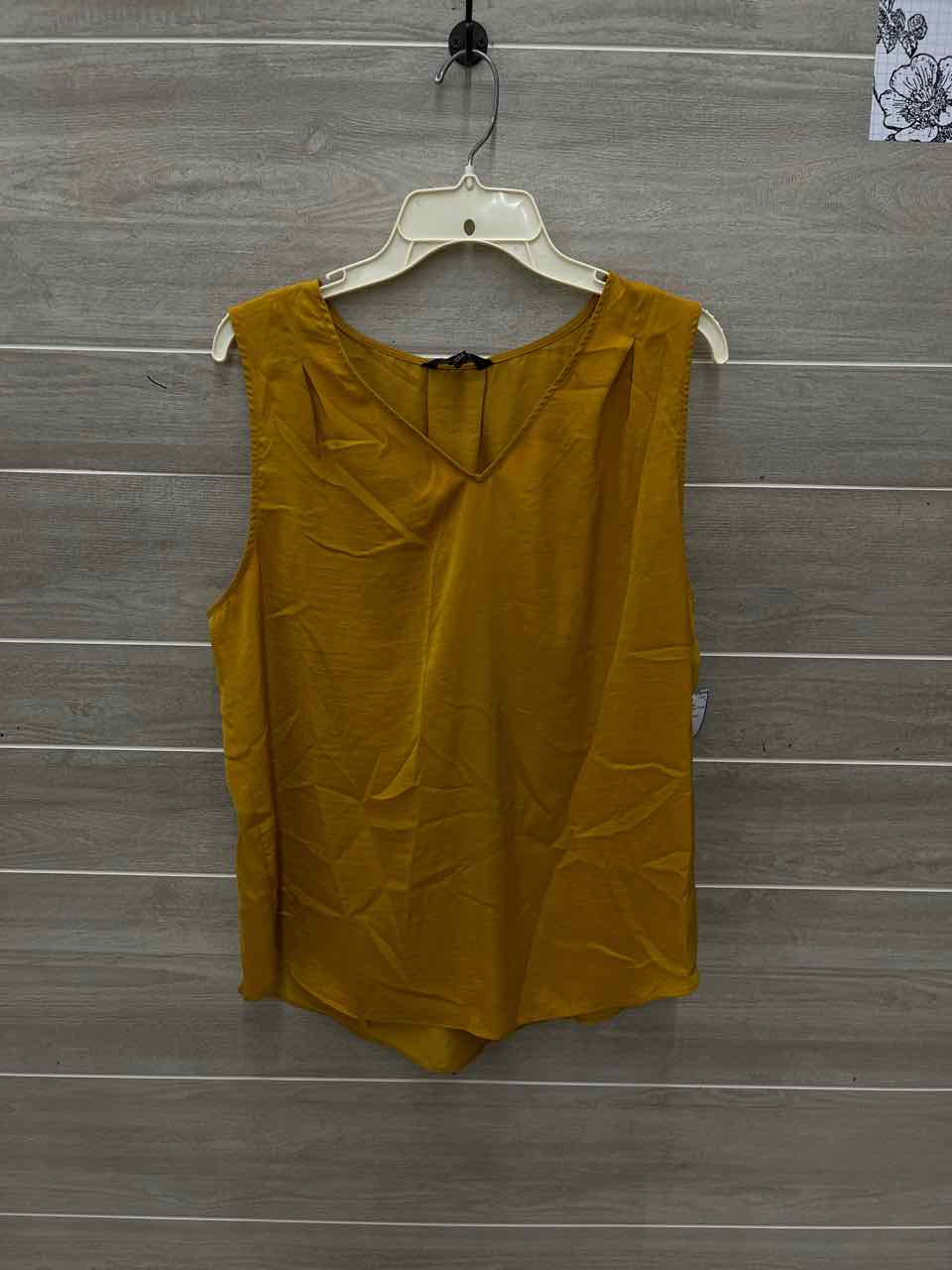 Banana Republic Size L Mustard Womens Tank Top