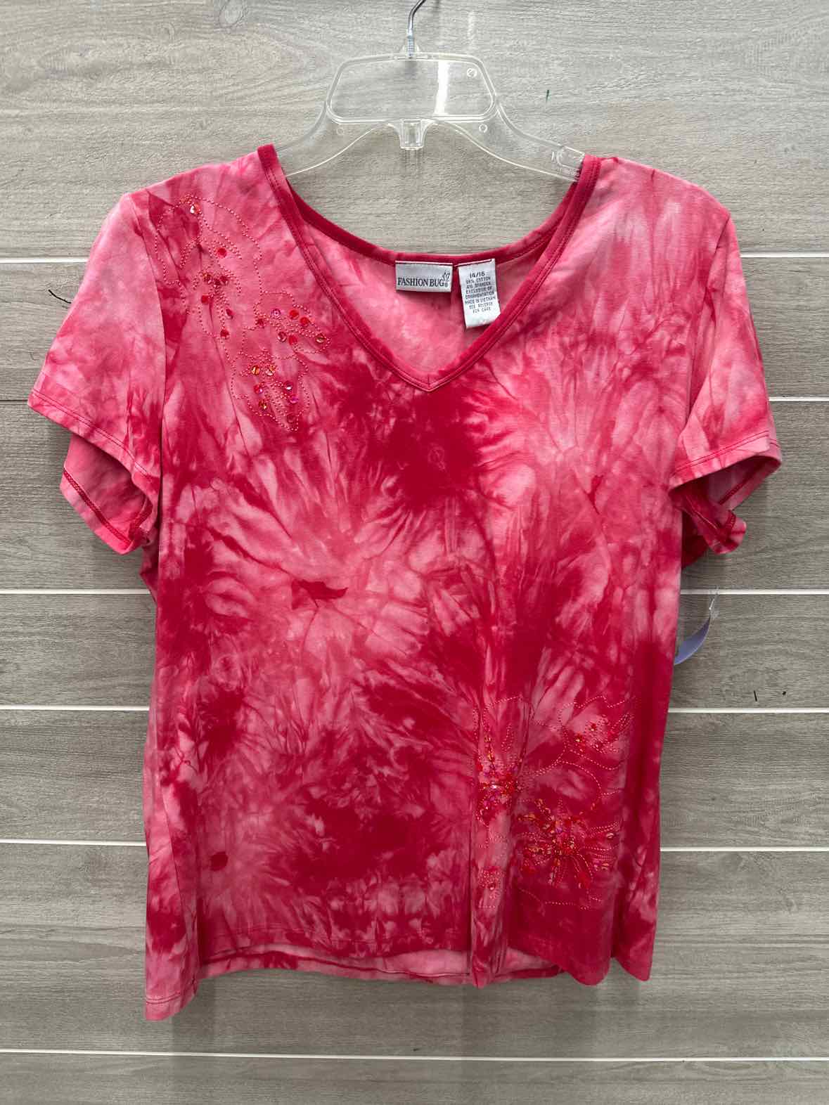 Fashion Bug Size XL Coral Womens Shirt
