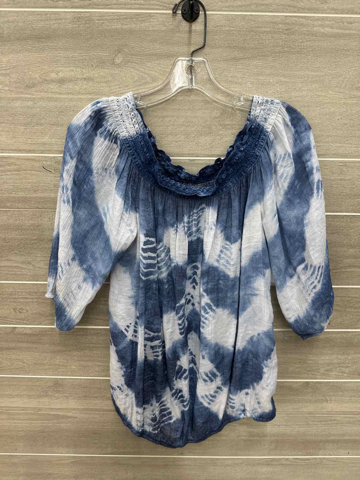 Tanzara Size XL Blue Womens Shirt