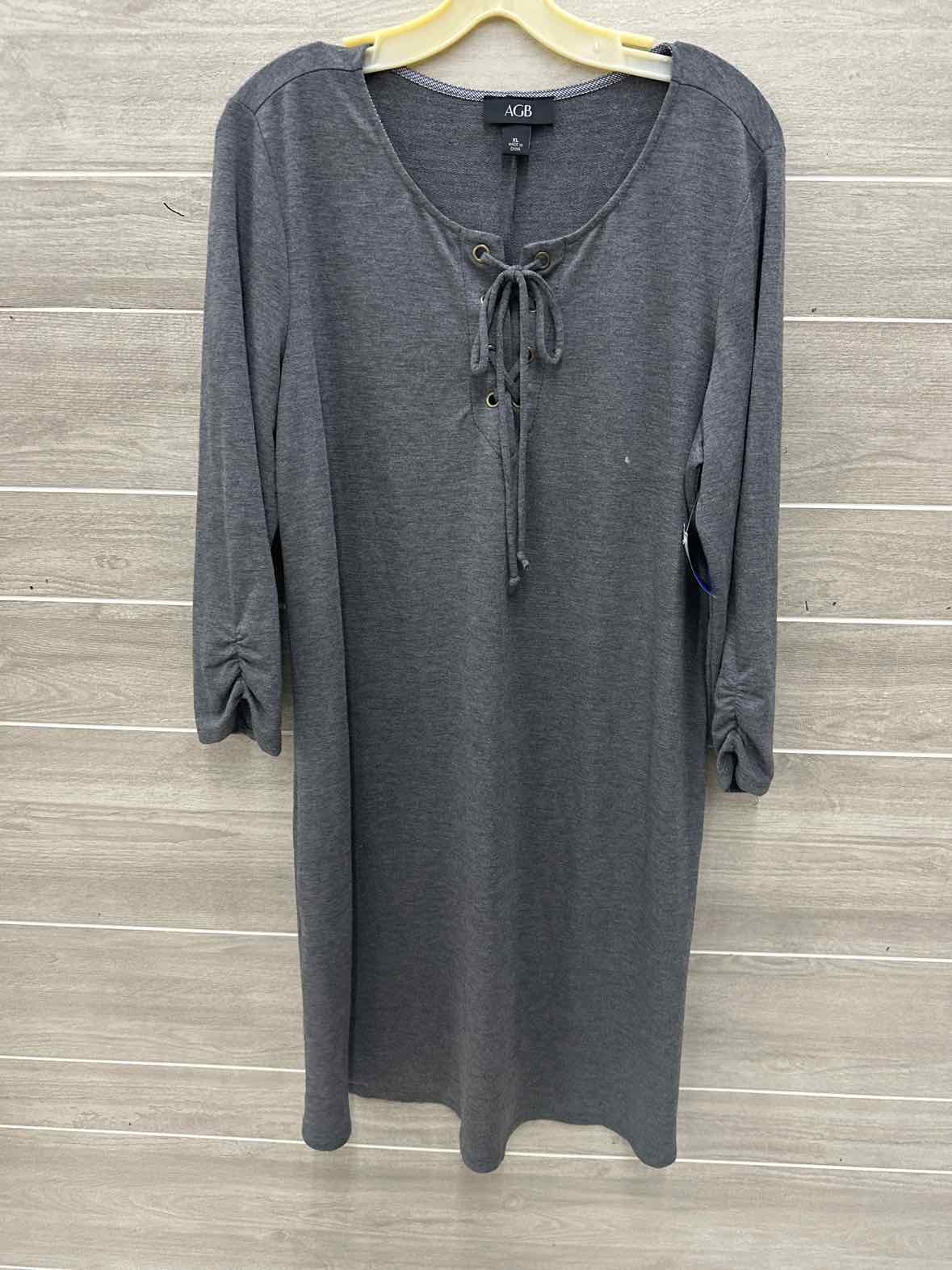 AGB Size XL Gray Womens Shirt