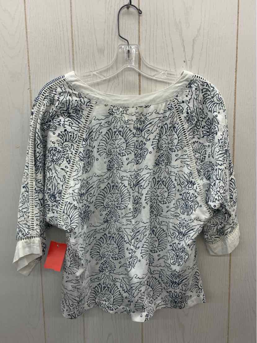 MAEVE White Womens Size Small Shirt