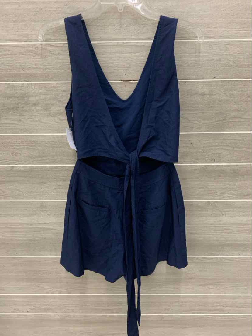 Club Monaco Navy Womens Size 2 Romper