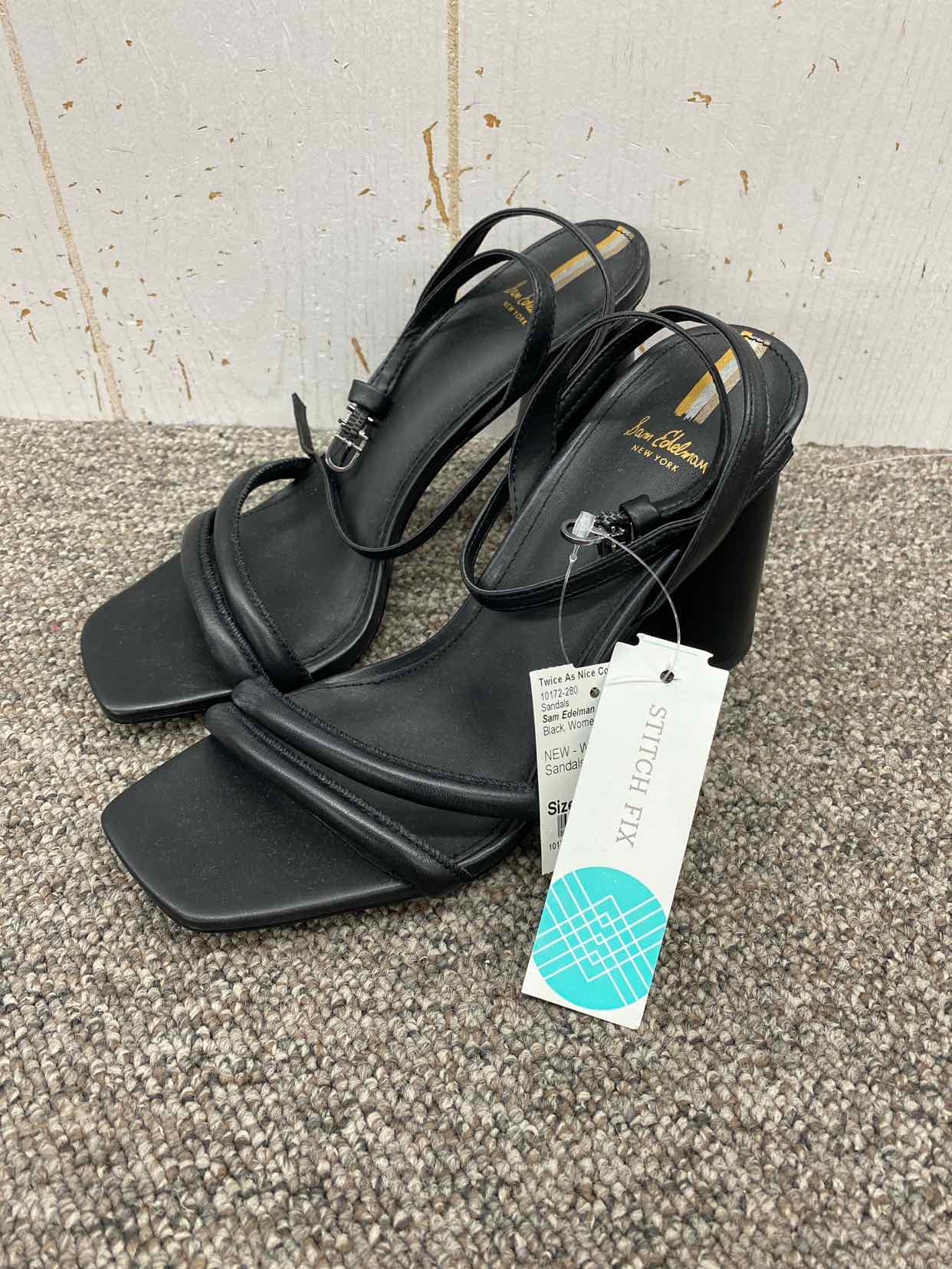 Sam Edelman Black Womens Size 8.5 Sandals