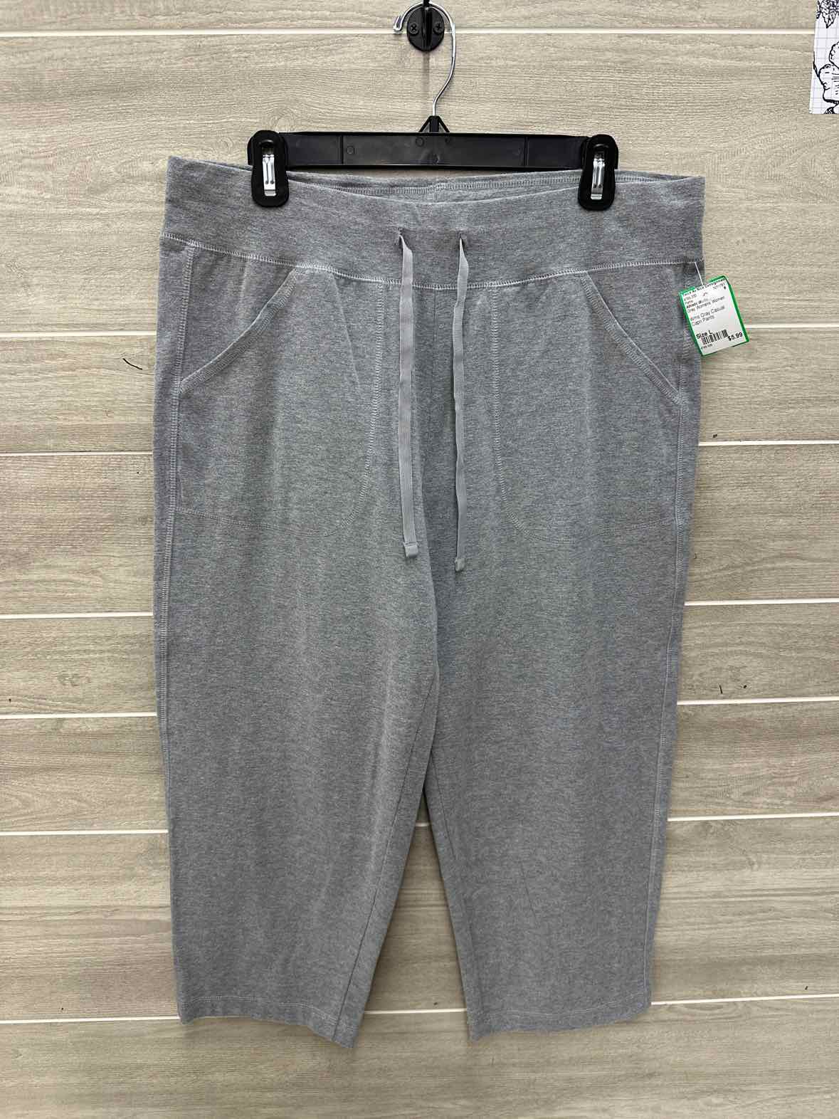 Athletic Works Size L Gray Womens Pants