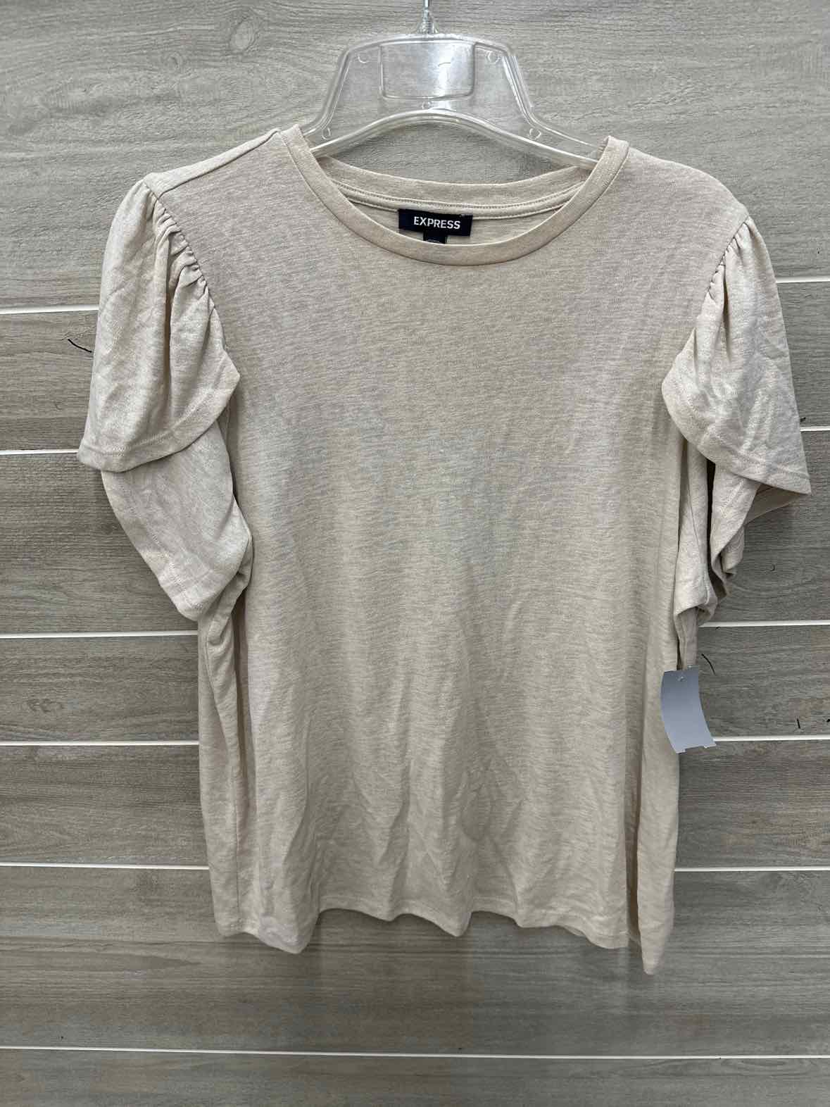 Express Tan Womens Women Size L Shirt