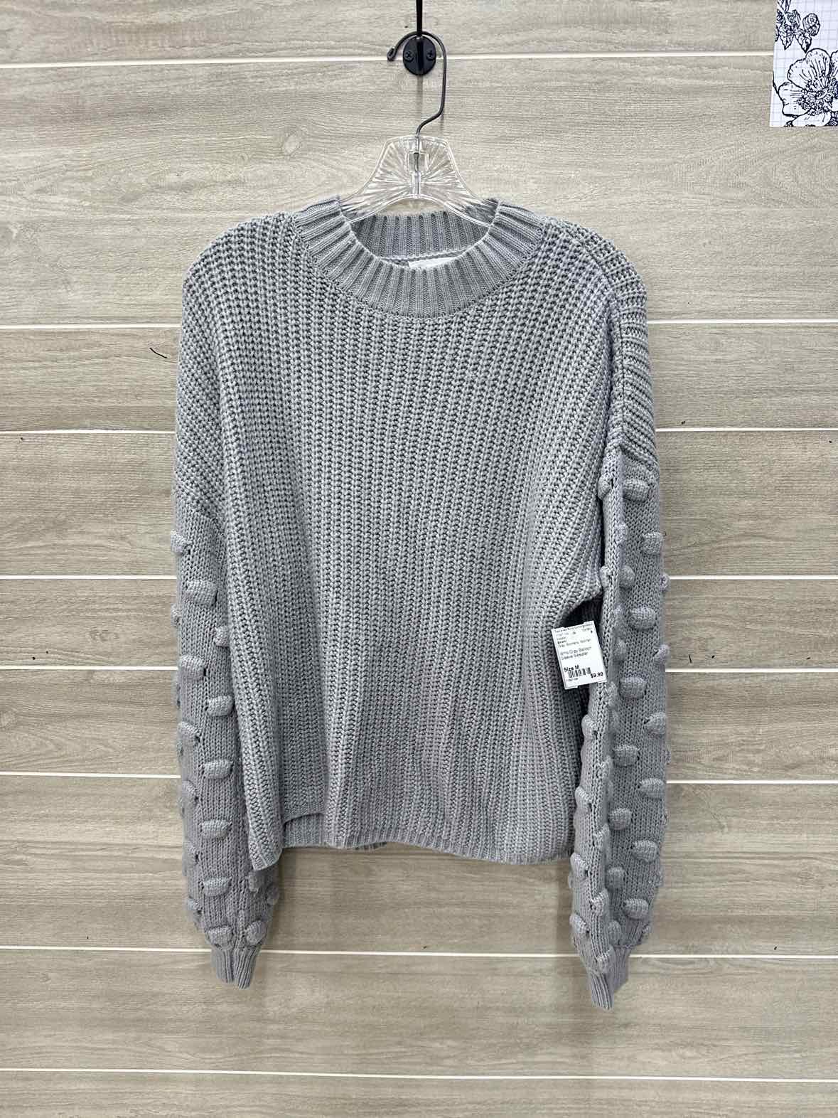 &merci Gray Womens Women Size M Sweater