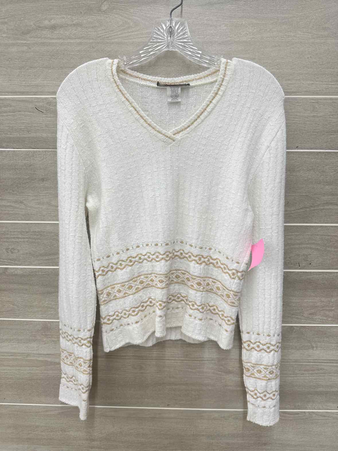 Ashley Size M Cream Womens Sweater