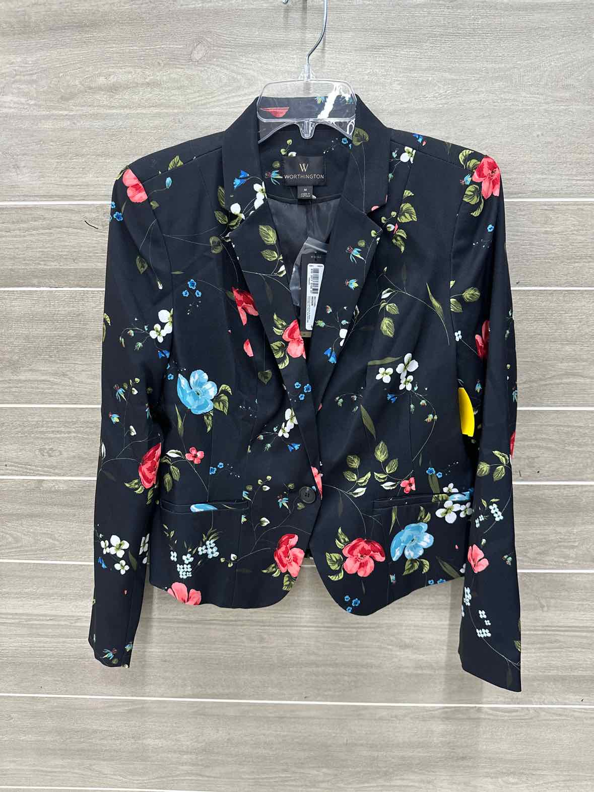 Worthington Black Womens Women Size 8/10 Blazer