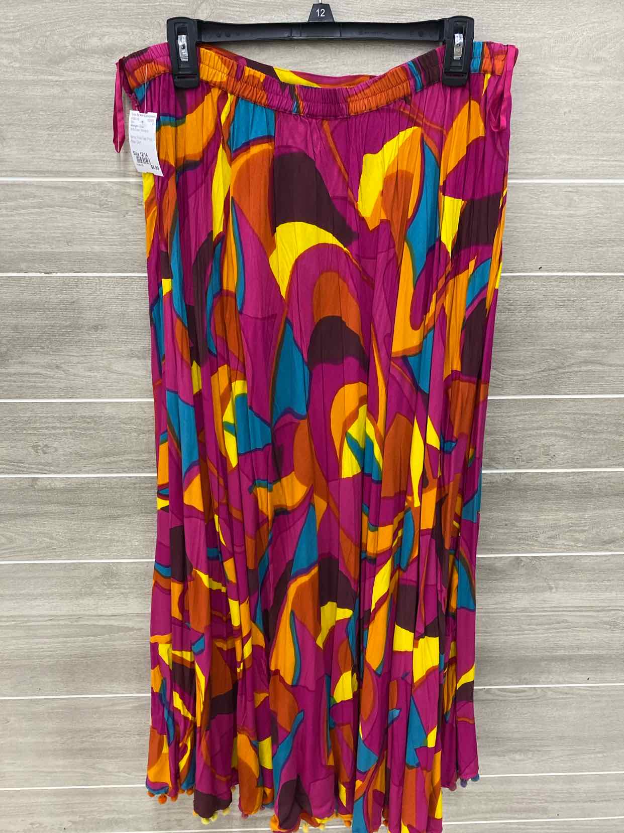 Midnight Velvet Multi-Color Womens Size 12/14 Skirt
