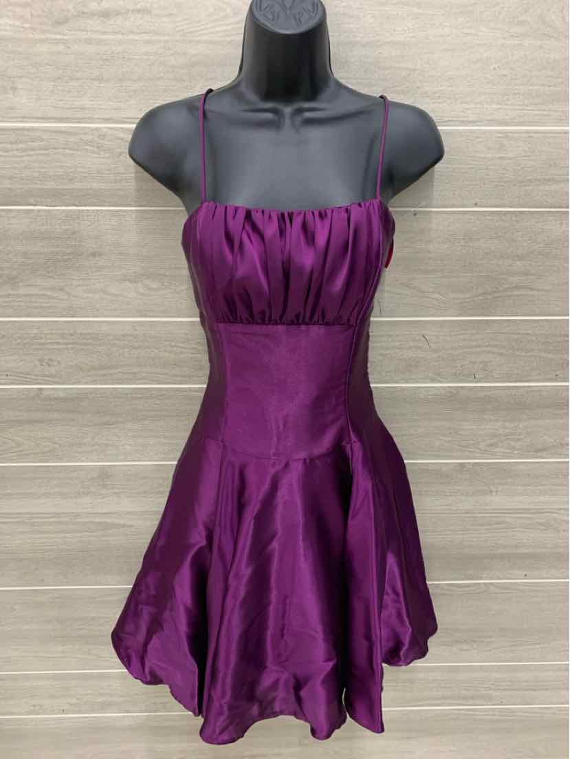 open lace back dress Jessica McClintock Purple Womens Size 3/4 Dress – Twice As Nice Consignments