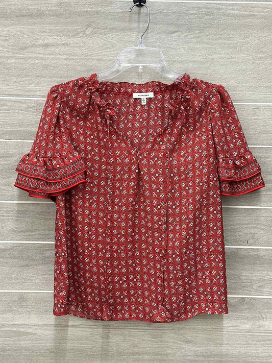 Max Studio Red Womens Size Small Shirt
