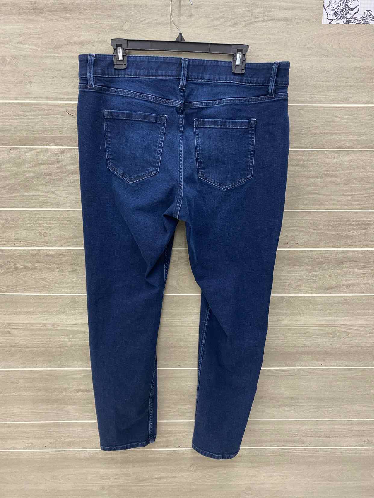 Liz Claiborne Blue Womens Women Size 14P Jeans