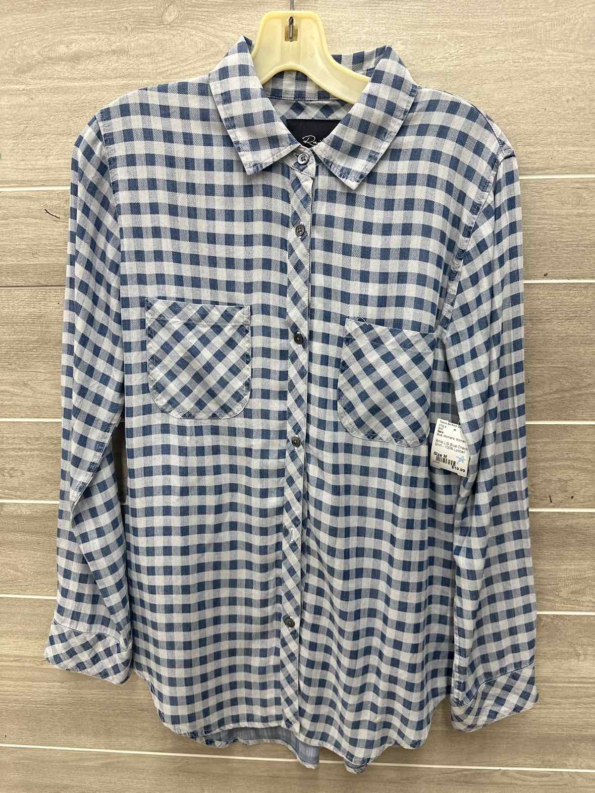 Rails Size M Blue Womens Shirt