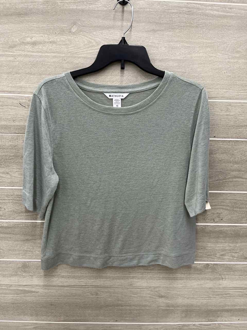 Athleta Size XS Green Womens Shirt