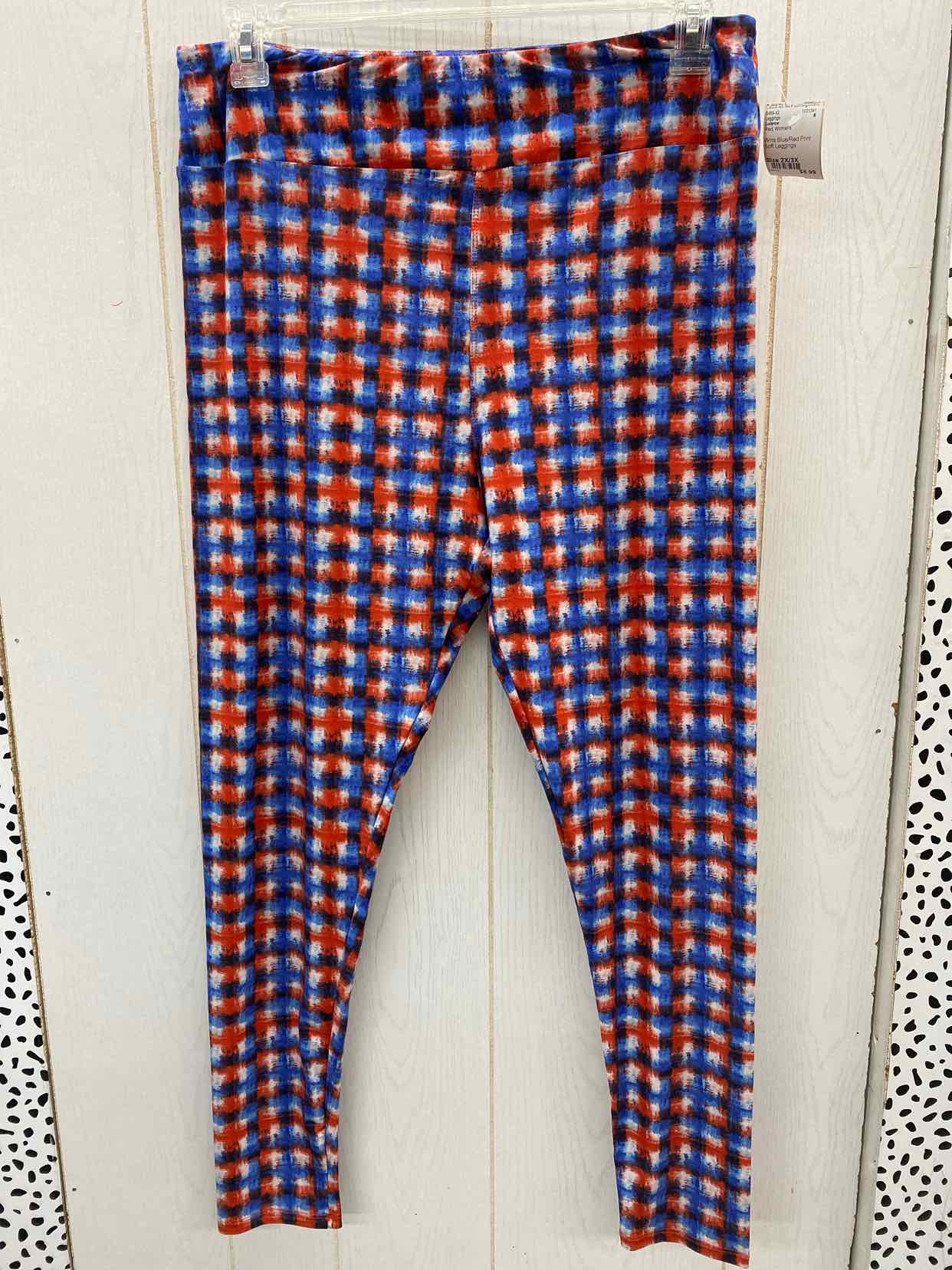 Lularoe Size 2X/3X Red Womens Leggings