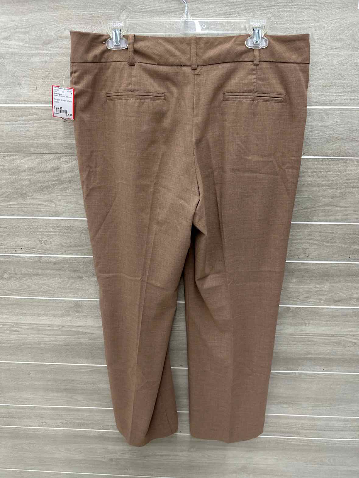 Worthington Size 12 Brown Womens Pants