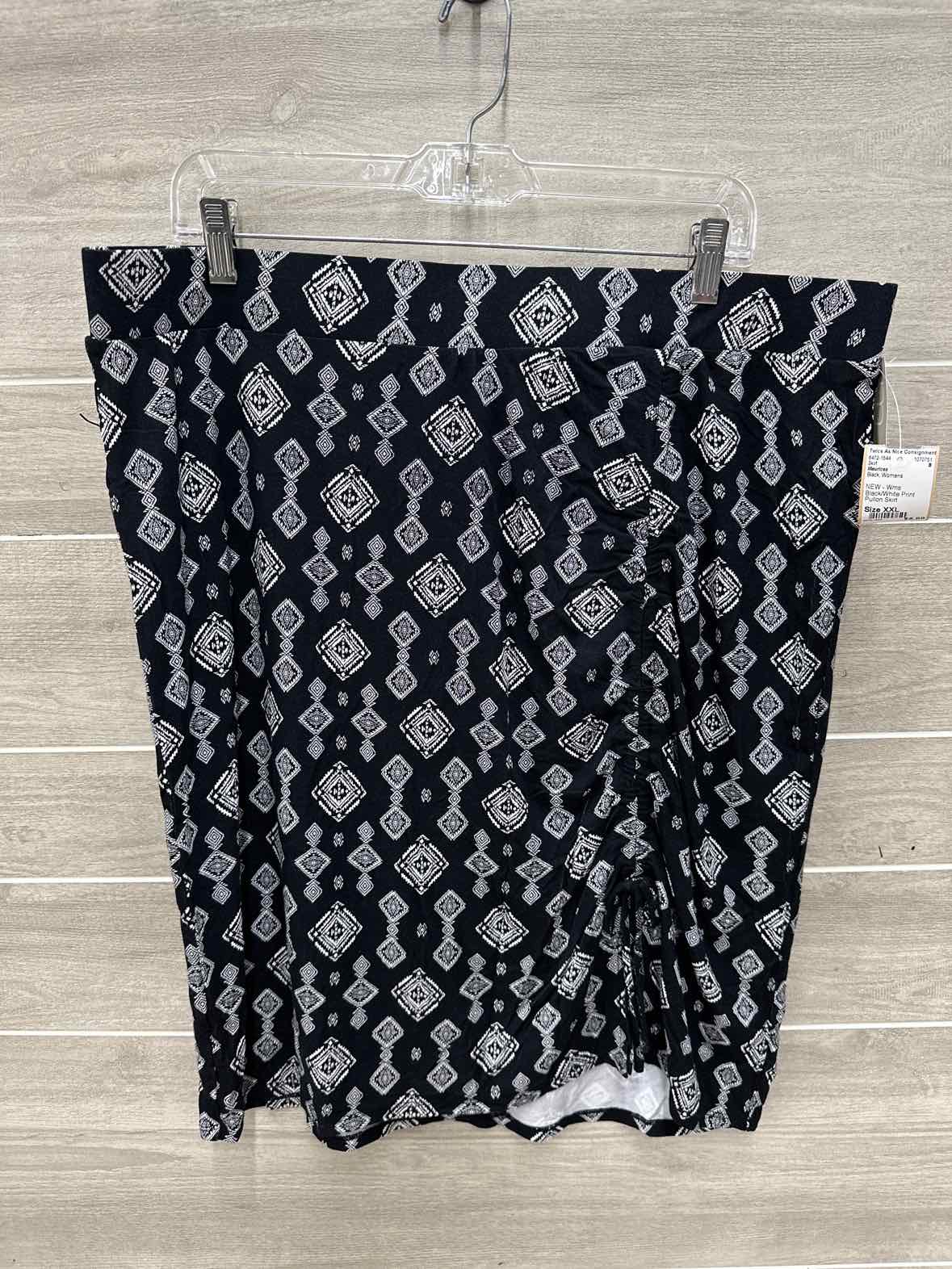 Maurices Black Womens Size XXL Skirt