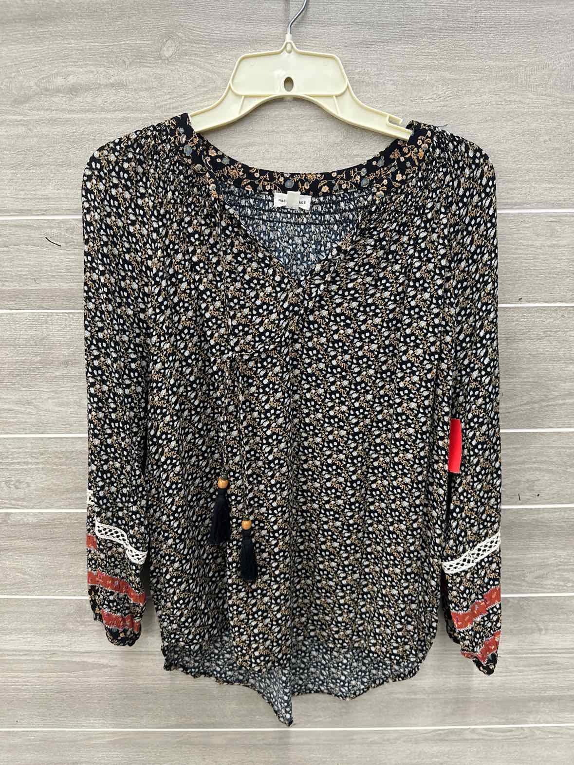 Mason Belle Black Womens Women Size Small Shirt