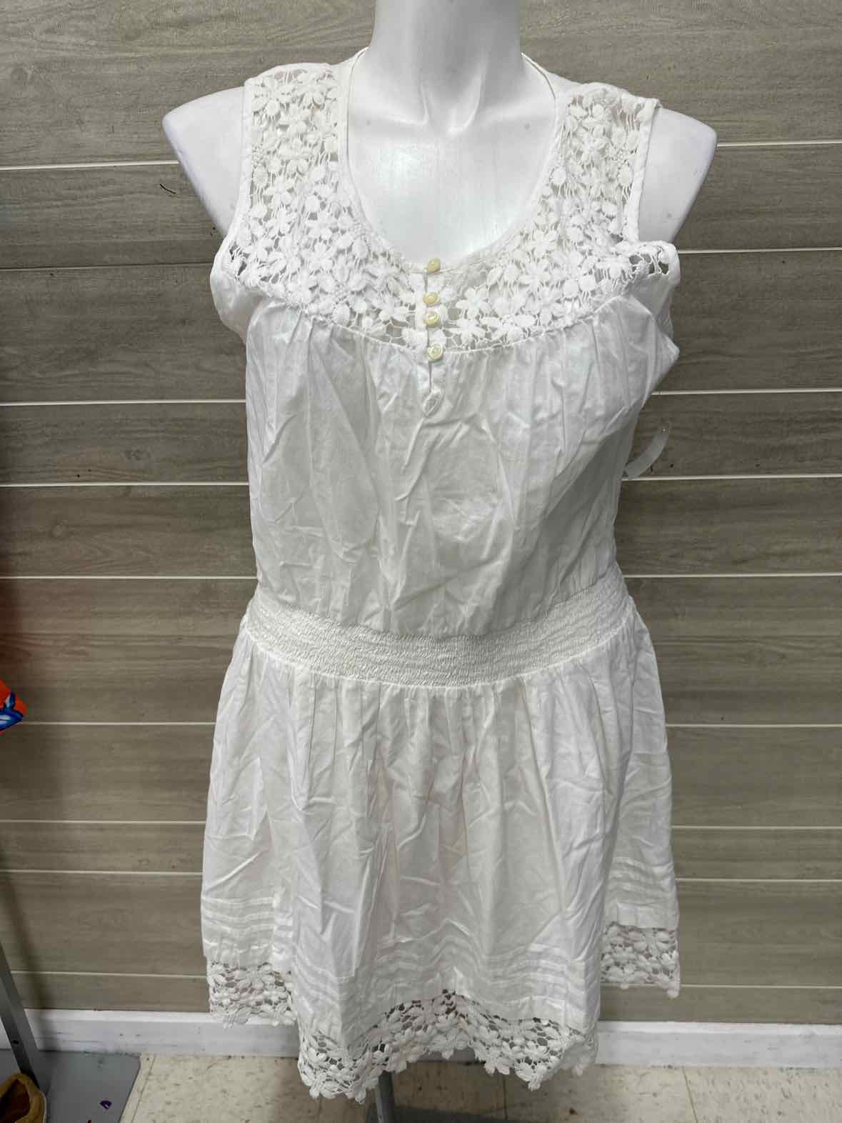 Ralph Lauren Size 12 White Womens Dress