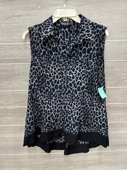 Signature Collection Gray Womens Size L Tank Top