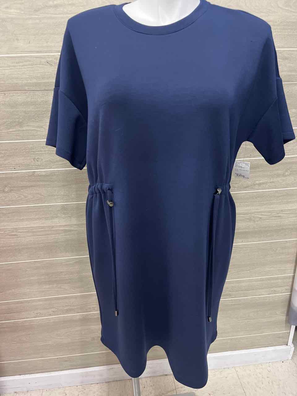 Cable & Gauge Size 1X Blue Plus Dress