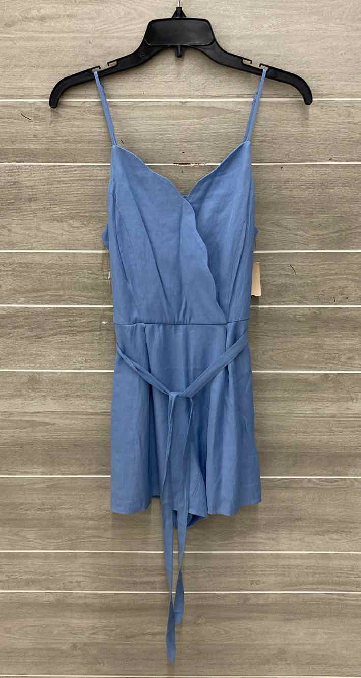 Trixxi Blue Womens Size 6 Romper