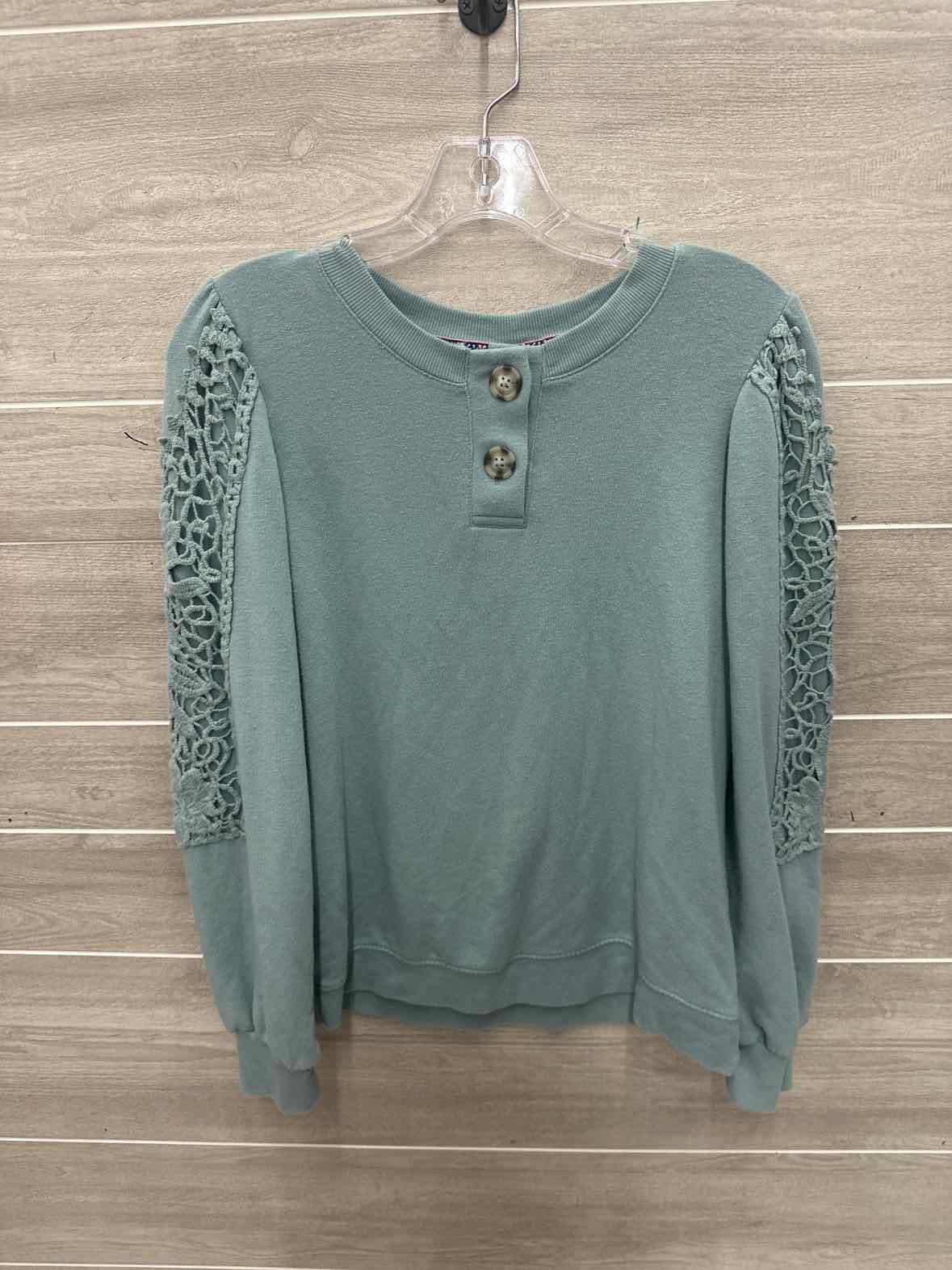 Knox Rose Size S Green Womens Shirt